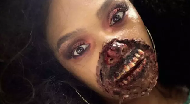 makijaż zombie
