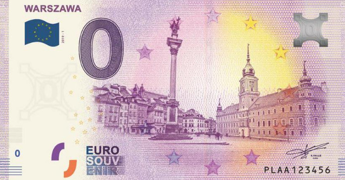 banknot zero euro