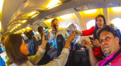 Koniec alkoholu w samolotach