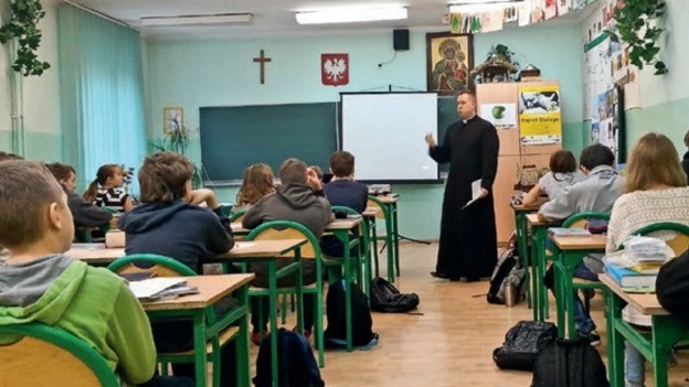 Nauka na lekcji religii
