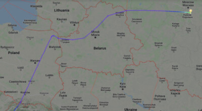 Rosyjski samolot pojawił się w polskiej przestrzeni powietrznej